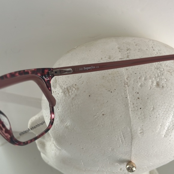 FYSH Eyeglasses burgundy tortoise new with case - Picture 4 of 5